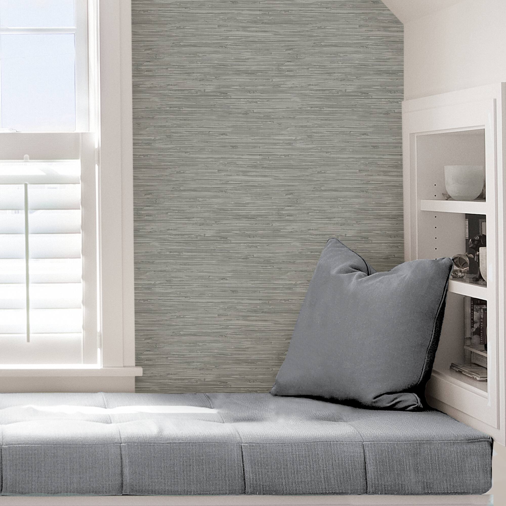 InHome Sisal Stone Peel & Stick Wallpaper